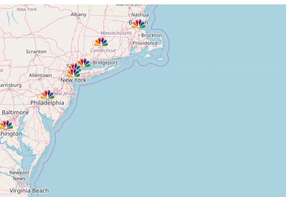 Realtime Map of NBC Jobs